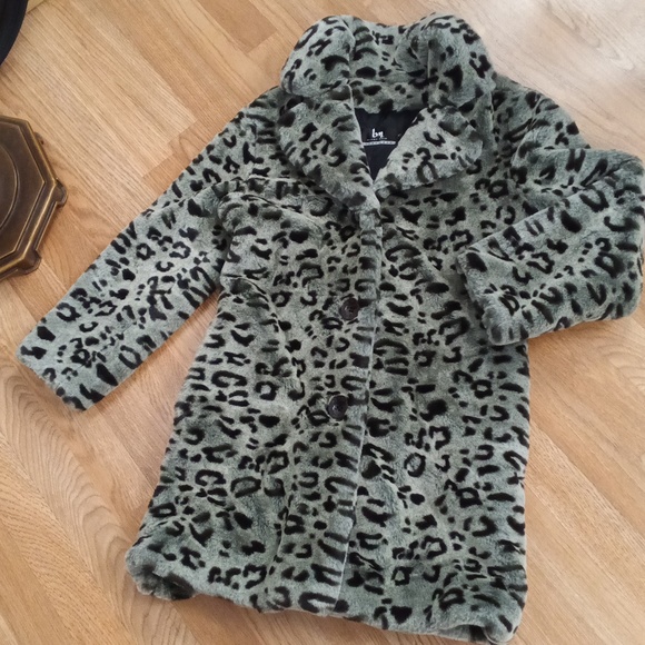 Blanc Noir Leopard Jacket Size Small - Picture 7 of 7
